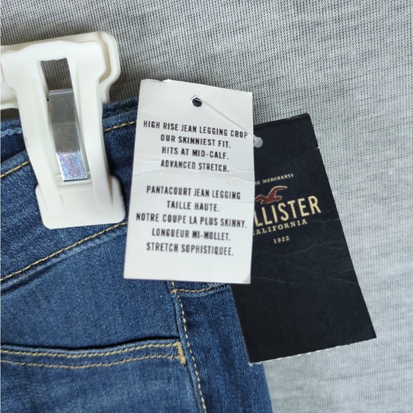 2x 👯‍♀️Host Pick⚡️Hollister High Rise Jean Legging Crop - Picture 7 of 15